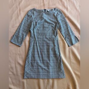 H&M Black and White Checkered Dress